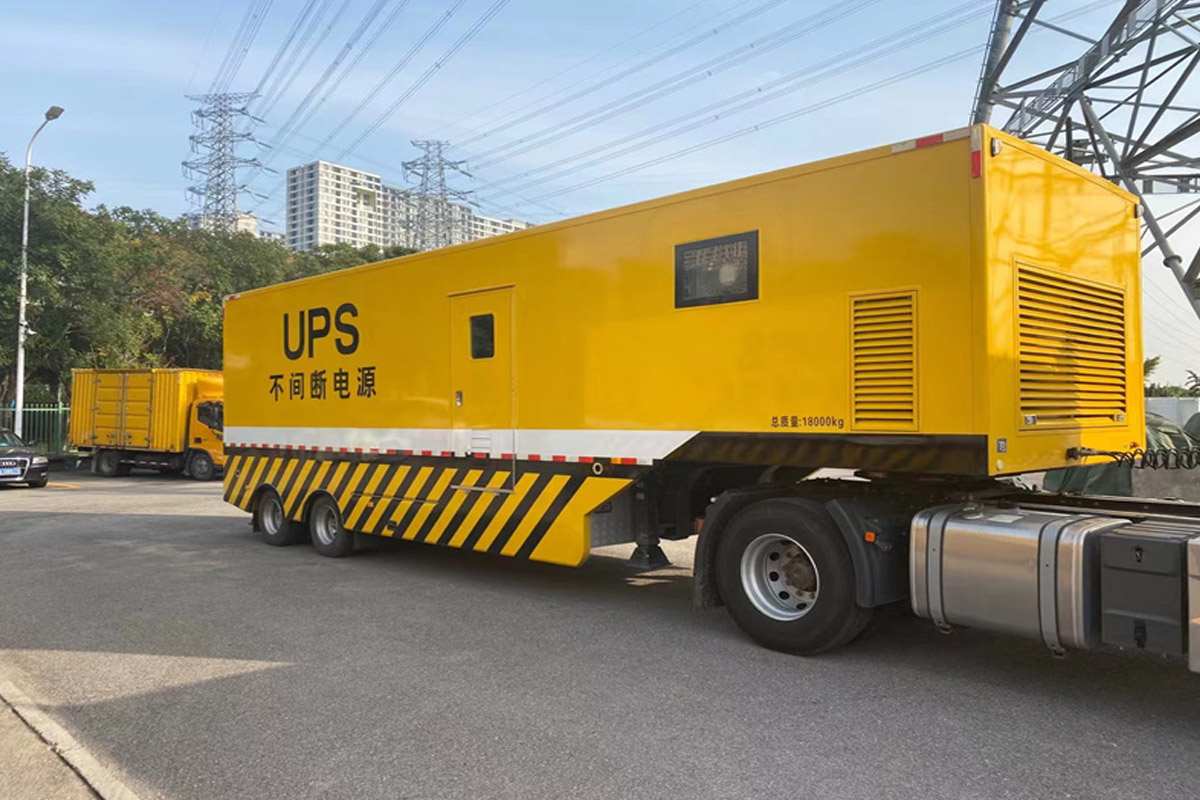 乌拉特前发电机租赁施工现场
